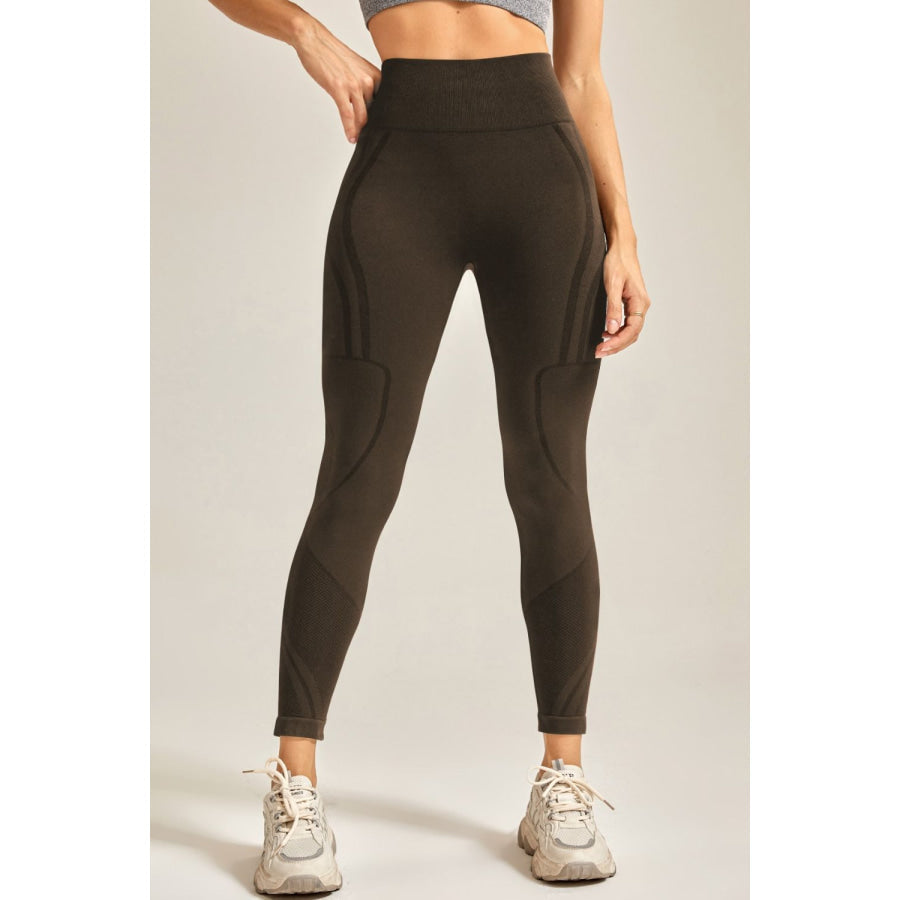 Wide Waistband Long Active Pants