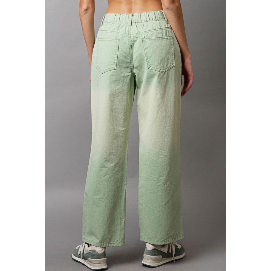 Embellishments Gradient Wide Leg Pants
