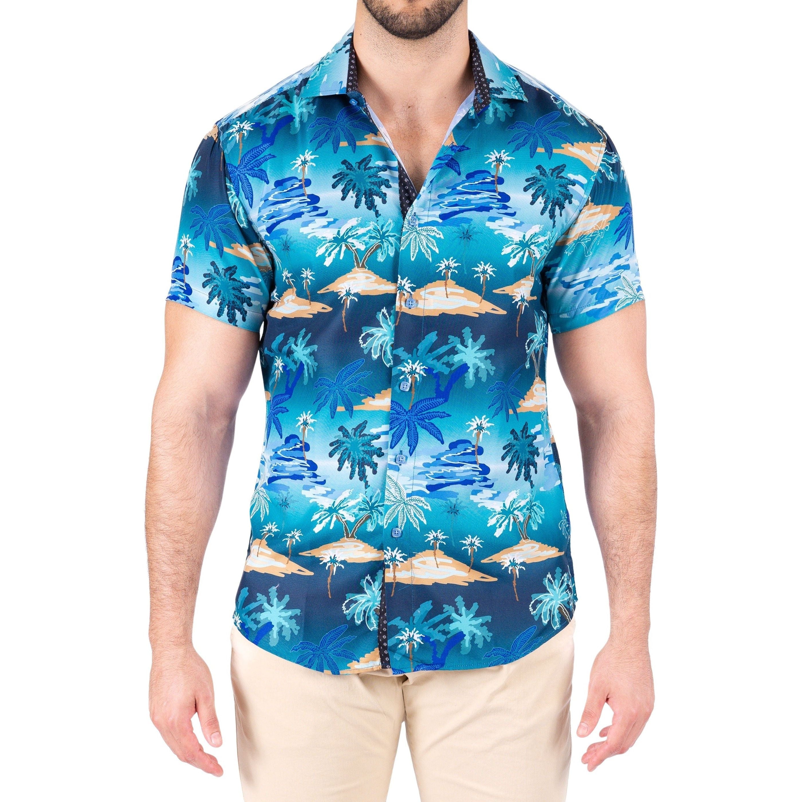 Casual Short Sleeve Dress Shirt