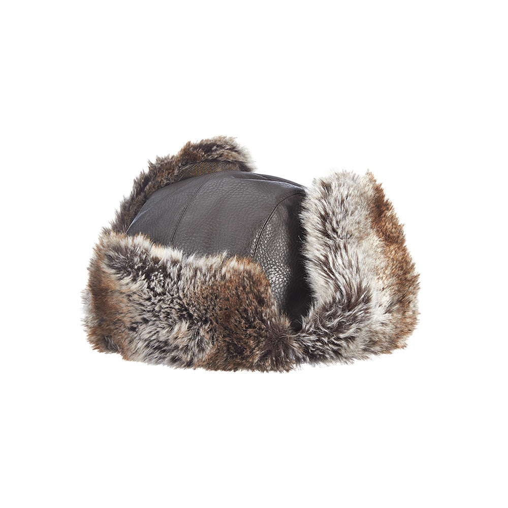 Women’s Cold Weather Leather Cap Hat